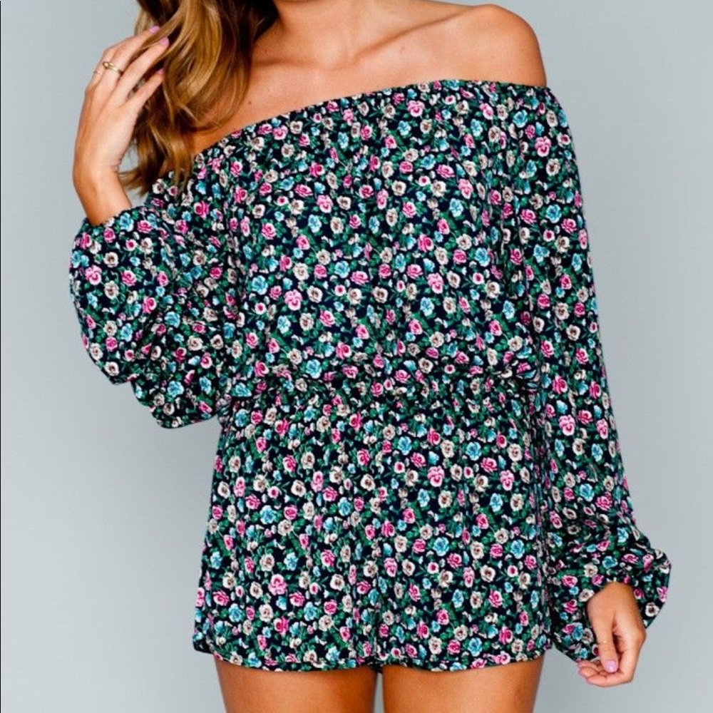 Show Me Your Mumu floral romper